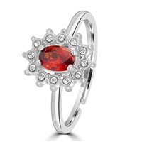 Anello Brand Donna Royale in Acciaio Cristallo 14RG019R-15 - 14RG019R-12